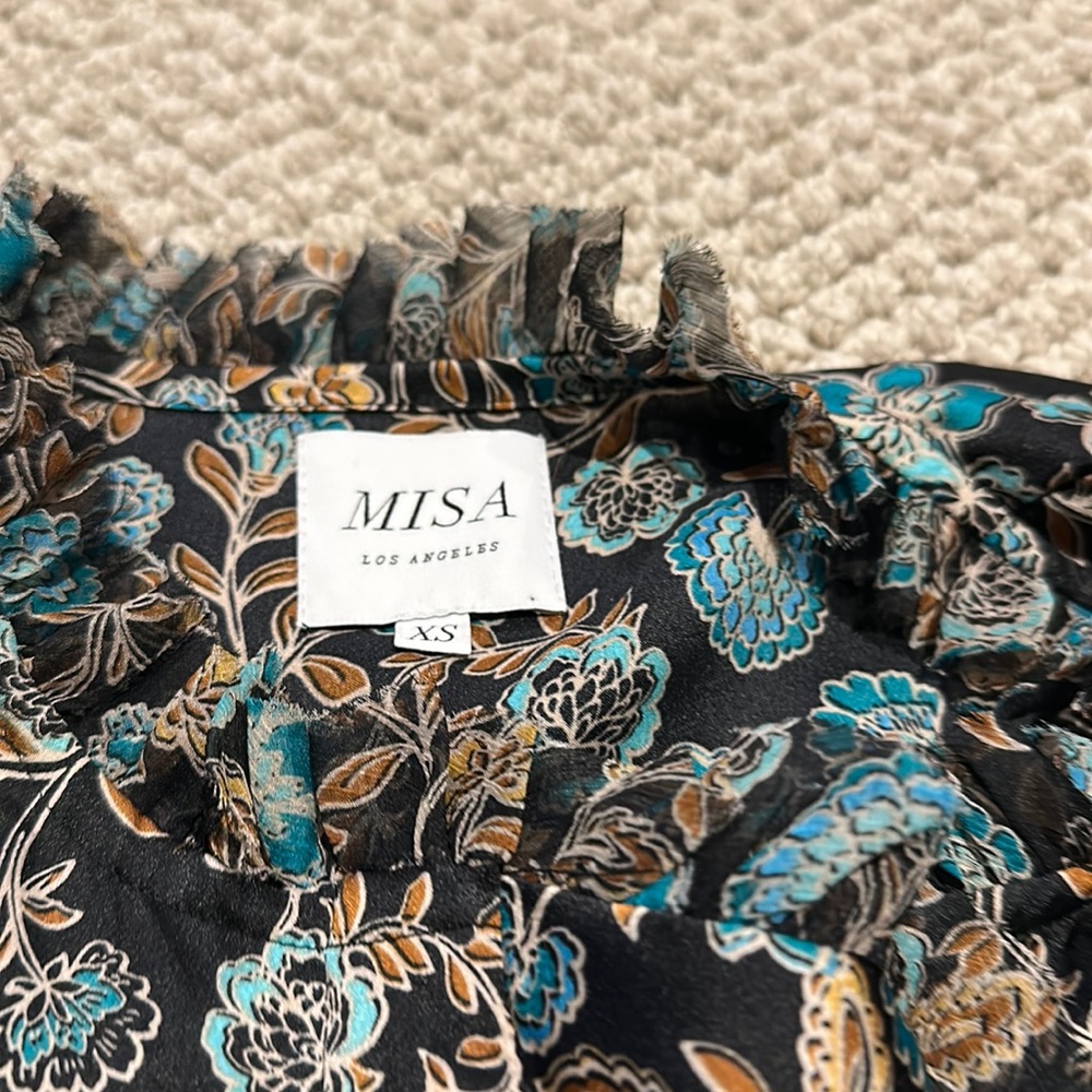 Misa silk top. Multicolor size xs